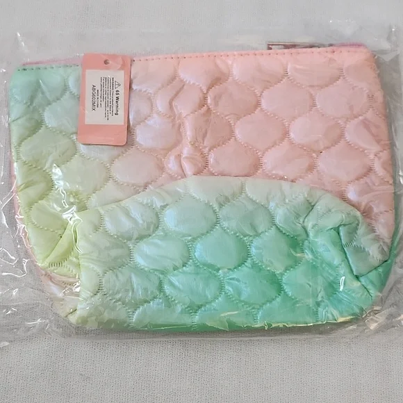 Boys Lie Cotton Candy Tye Dye Tote with Pastel Cosmetics Pouches - Picture 10 of 16